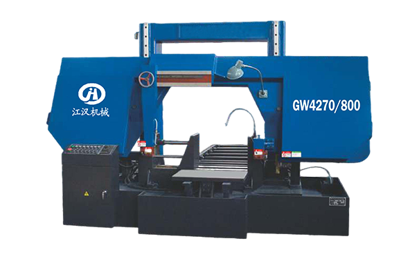 都江堰GW4270/800双柱龙门卧式带锯床